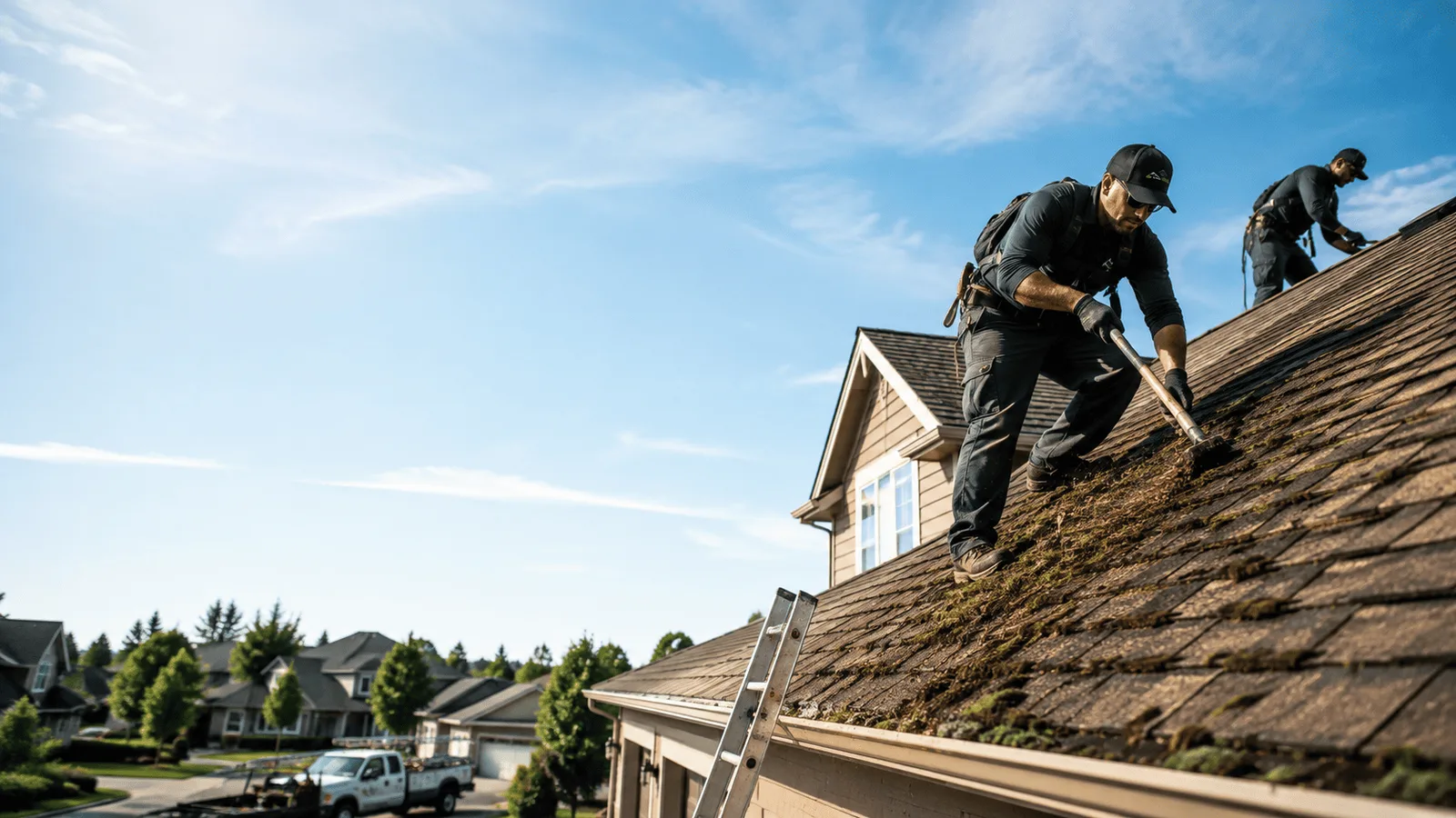 Roof Moss Removal in Bellevue, TX near me